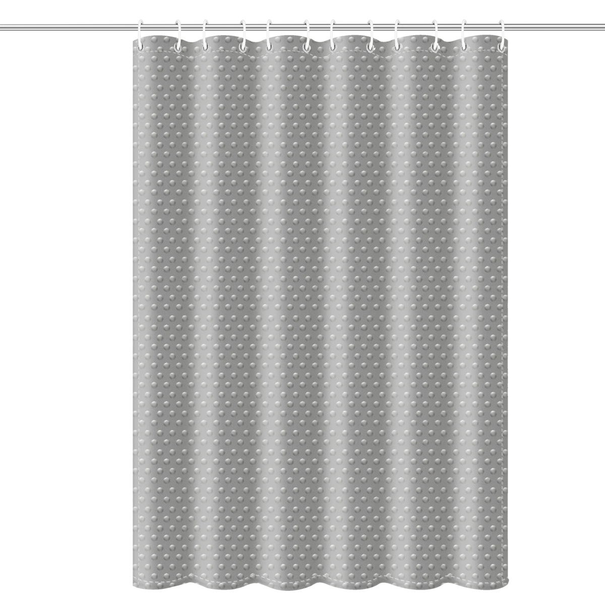 rideau douche moderne polyester gaufre blanc beige gris opalescent ourlet lesté 90x180cm 120x180cm