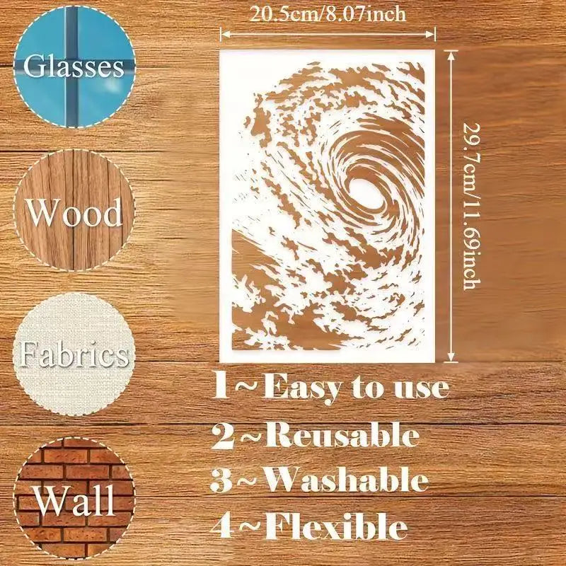 stencil blanc motif floral moderne peinture murale scrapbooking coloriage gaufrage album cartes papier