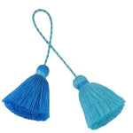 pompons multicolores tissés franges bohèmes décontractés accessoire décoration sacs rideaux artisanal DIY