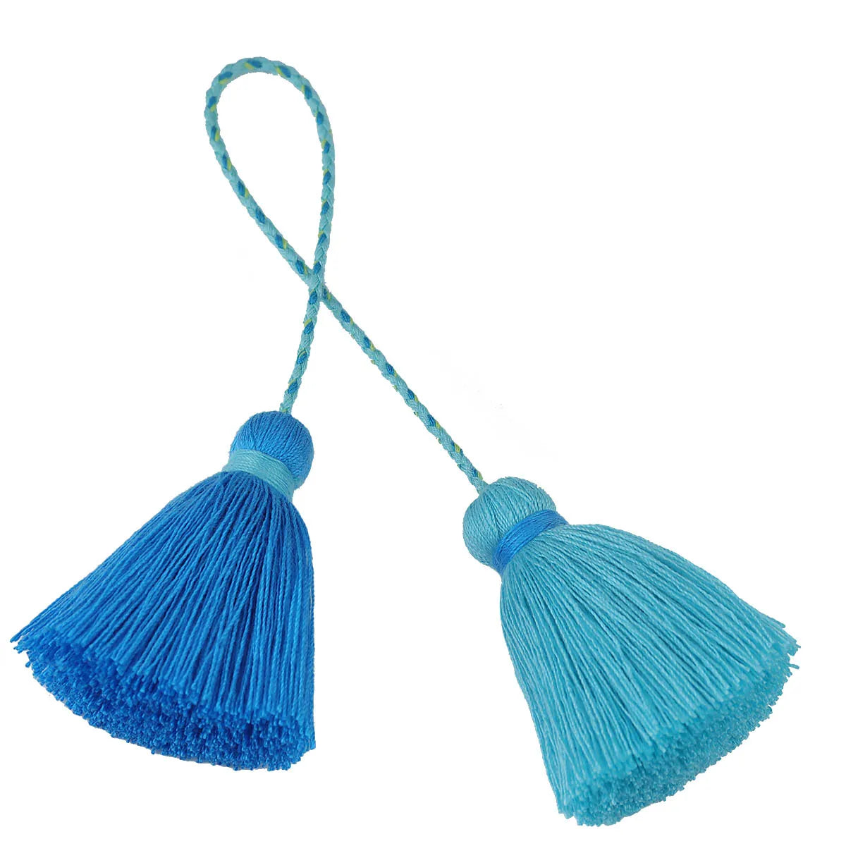 pompons multicolores tissés franges bohèmes décontractés accessoire décoration sacs rideaux artisanal DIY