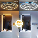 ruban led blanc 60 led flexible usb décoration chambre moderne clips