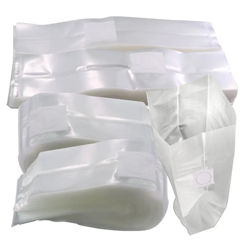 sac culture champignons blanc transparent respirant polypropylène clips fixation jardinage