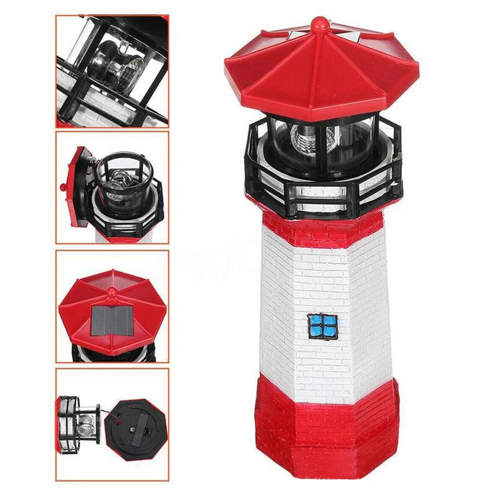 lanterne solaire led rouge verre transparent classique fenêtres bleues toit translucide