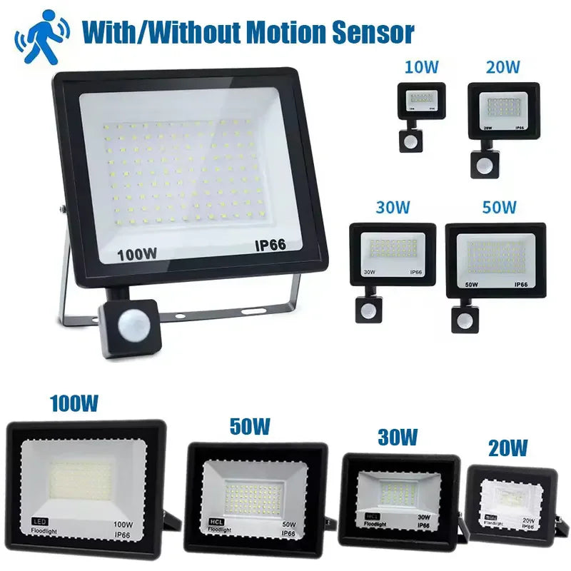 projecteur led noir moderne ip66 étanche 100w easy smd2835