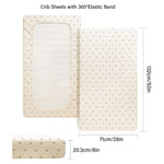 draps lit bébé coton doux imprimés fleurs points rose pâle vert pastel