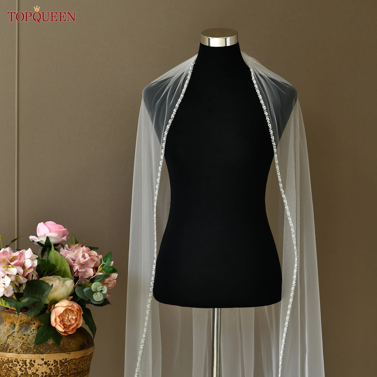 voile mariée blanc dentelle élégant cathédrale haute qualité personnalisable peigne fixé