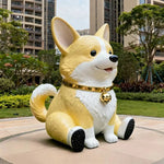 statues extérieures animaux dessin animé panda chien chat écureuil renard ours décoration jardin