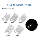 connecteur bande led transparent broches ruban led smd