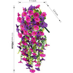 guirlande fleurs artificielles violettes roses jaunes oranges rouges feuilles vertes modernes decoration intérieure mariage