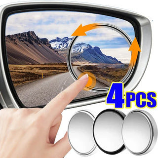 miroir angle mort rotatif voiture argent brun lavande orange sécurité conducteur accessoire rétroviseur moderne