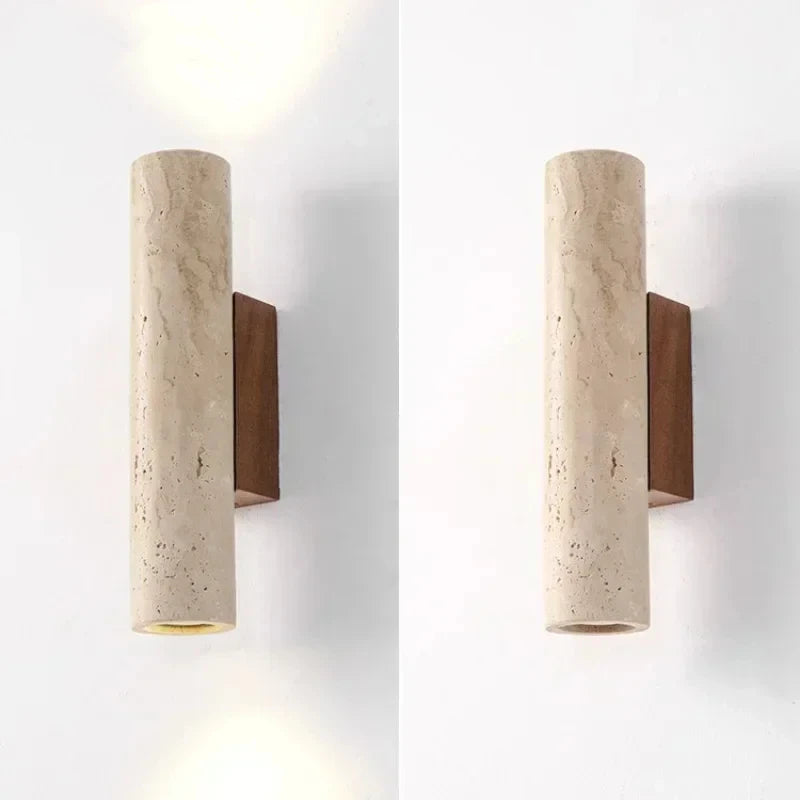 lampe murale moderne marbrée pierre 3000K 4200K entrée chambre étude