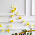 guirlande papillons papier multicolore 3d anniversaire mariage décoration fete modernes
