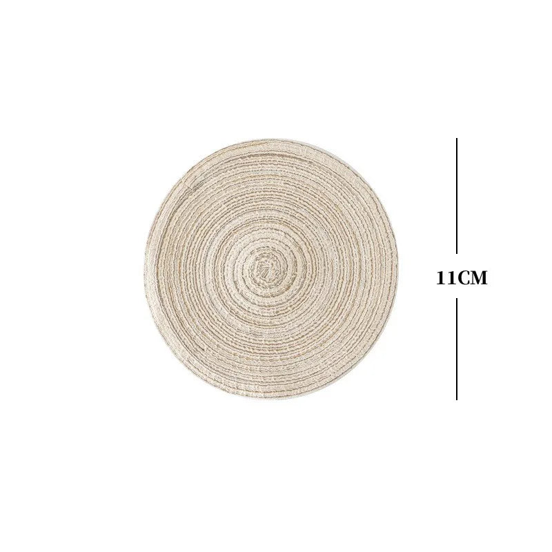 serviettes table moderne spirale beige bleu marron rustique 2pcs 4pcs