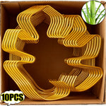 support plante spirale or moderne adhésif pvc 16x18cm 10pcs jardin fleur fixe
