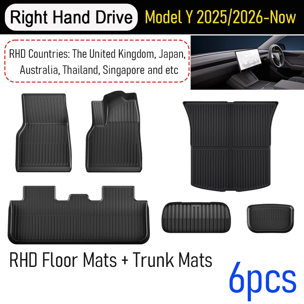tapis sol voiture noir rayures horizontales moderne tpe antislip intérieur auto rechargeable posable