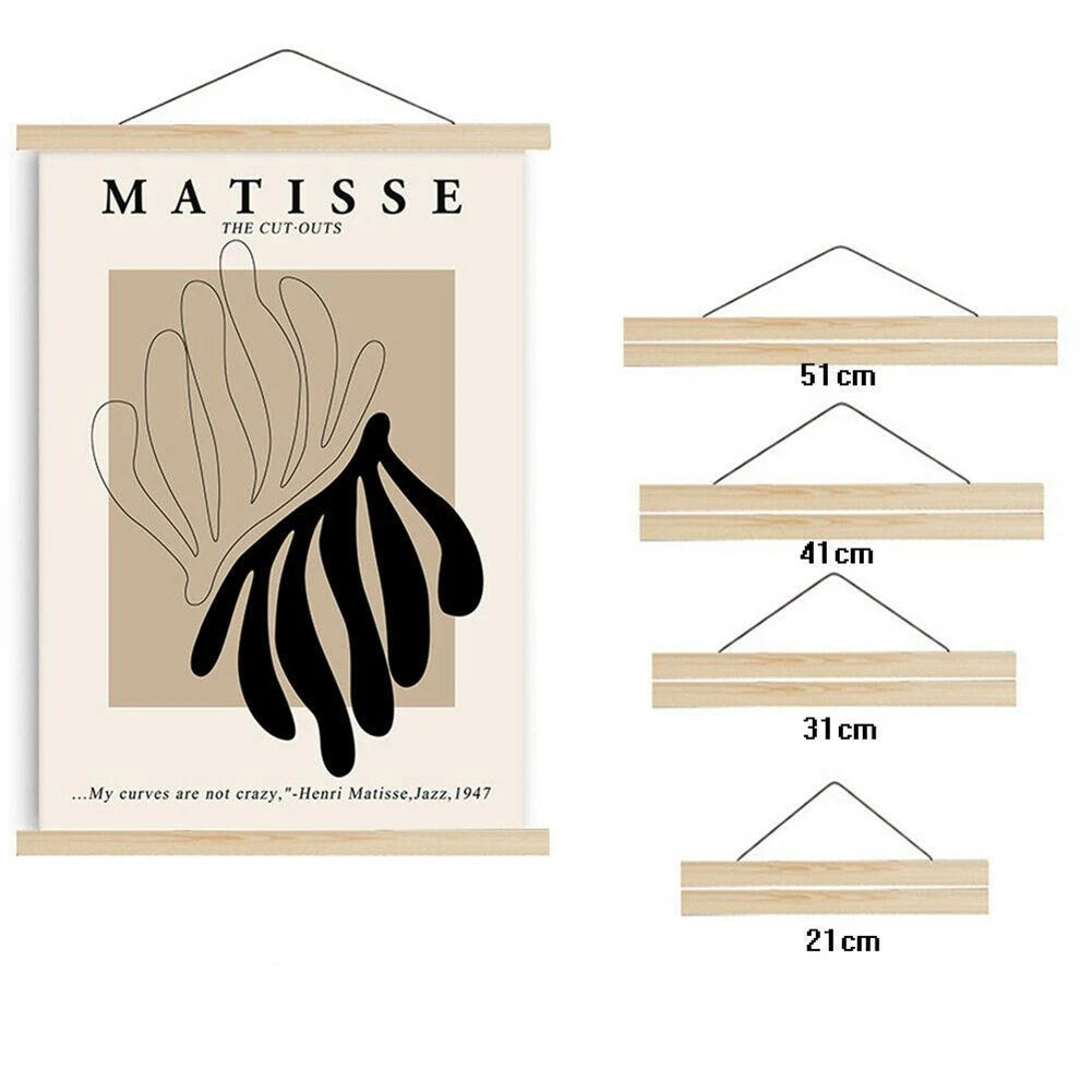 cadre mural bois naturel minimaliste 51cm 41cm 31cm 21cm poster inclusSuspense avant publication... Voici