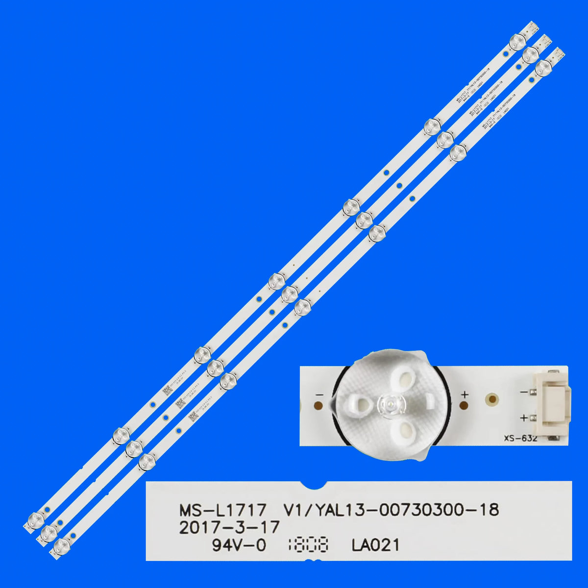 bande lumineuse led blanc moderne fixations invisibles connecteurs téléviseur backlight