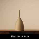 vase decoratif porcelaine moderne minimaliste couleur beige marron brun rouille blanc noir gris