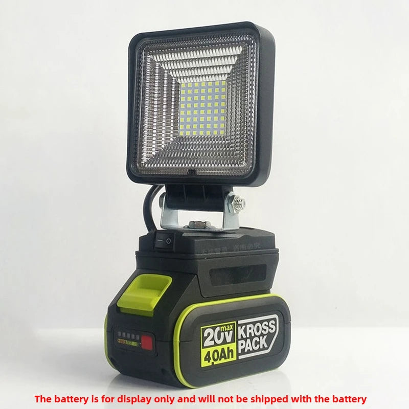 lampe travail led noir vert moderne clips charge usb interrupteur indépendant