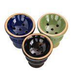 bougeoir céramique bleu marine noir vert classique mat opacité 6cm 6cm