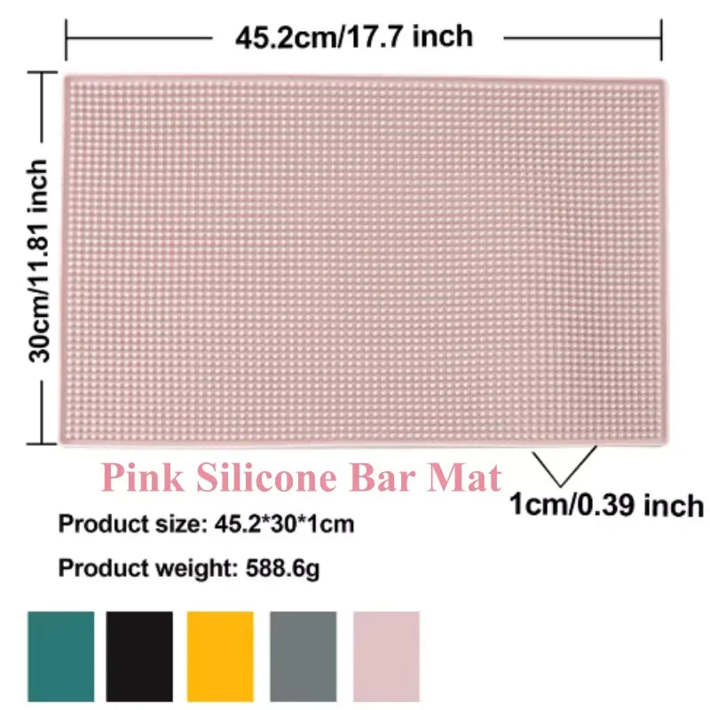 tapis protection vaisselle silicone moderne perforé vert gris blanc
