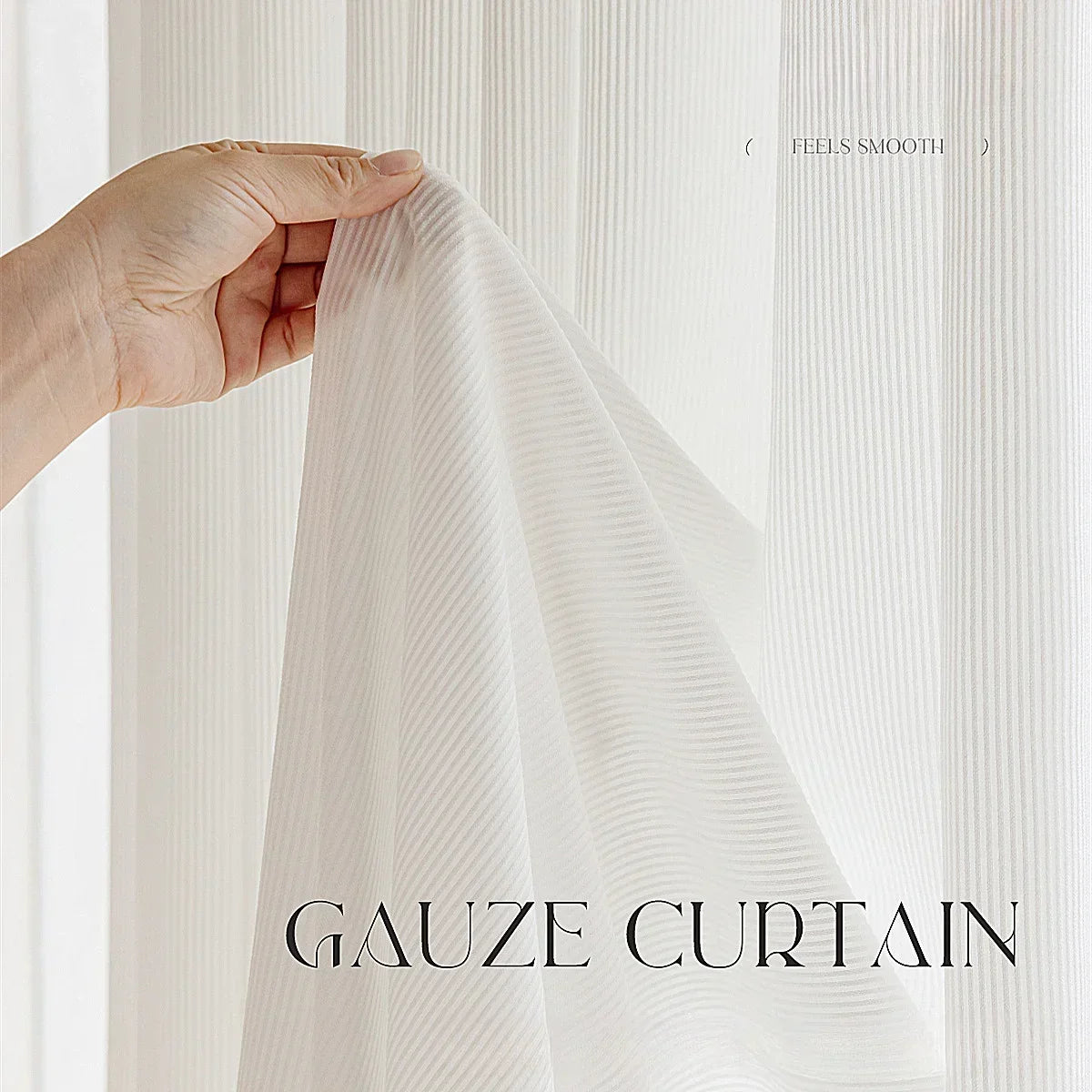 rideau blanc rayures verticales moderne transparent fenêtre machine lavable polyester tulle opaque lumière