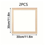 cadres mural bois naturel classique 30x30cm 30x40cm 40x40cm 40x50cm 50x50cm