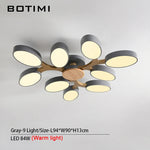 plafonnier moderne blanc bois éclairage led surface montée flux lumineux 249 2000 mètres carrés