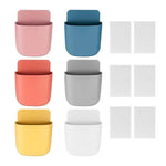 porte télécommande mural blanc moderne adhésif rangement télécommandes outils organisation