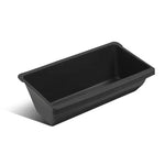 rangement sous siège voiture boîte rangement tpe noir minimaliste utilitaire fixe rails métalliques