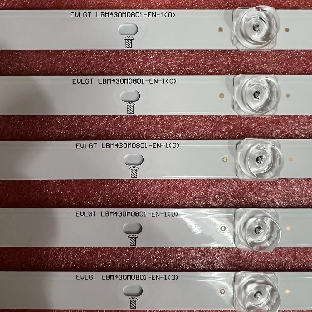 bande led rétroéclairage téléviseur transparent bleu remplacement écran plat vis kit réparation