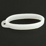bracelet silicone rouge simple anneau blanc vert noir rose bleu unicolore opacité