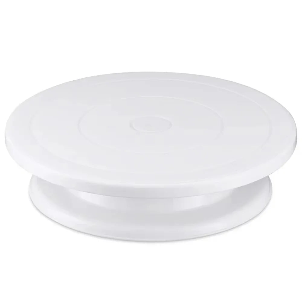 plateforme rotative gâteaux noir texturée diamètre 27.94cm hauteur 6.35cm utilitaire moderne
