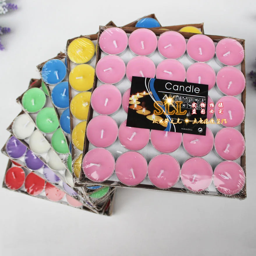 bougies chauffe plat parfumées bleu rouge blanc rose jaune vert violet simples sans fumée
