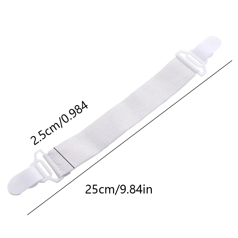 attaches coussin blanc clips simples ruban organisation literie maison élastique fixations chambre housse matelas