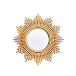 miroirs décoratifs solaires or rayonnants différents motifs cadre doré opaques vintage soleil