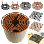 grille protection moderne plantes marron noir 19cm 30cm facile construction solide multi usages