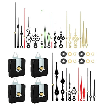 kits horlogers aiguilles decoratives mouvements montres noir doré rouge classiques fixations