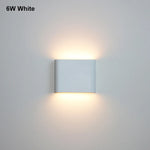 applique murale led moderne étanche ip65 12w 6w noir blanc adhésif contemporaine verre opalin