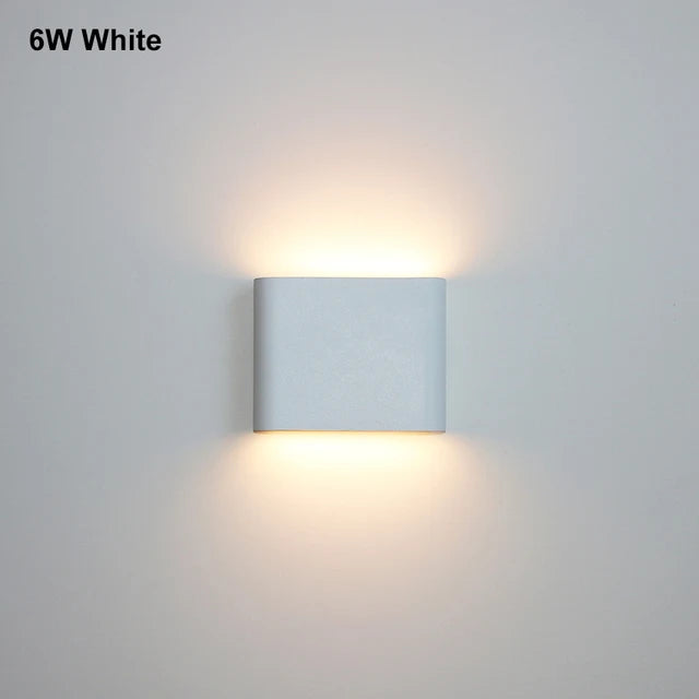 applique murale led moderne étanche ip65 12w 6w noir blanc adhésif contemporaine verre opalin