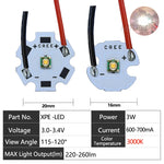 LED 3W XPE 3535 Blanc Froid Chaud Bleu Câbles Modernes Technologiques