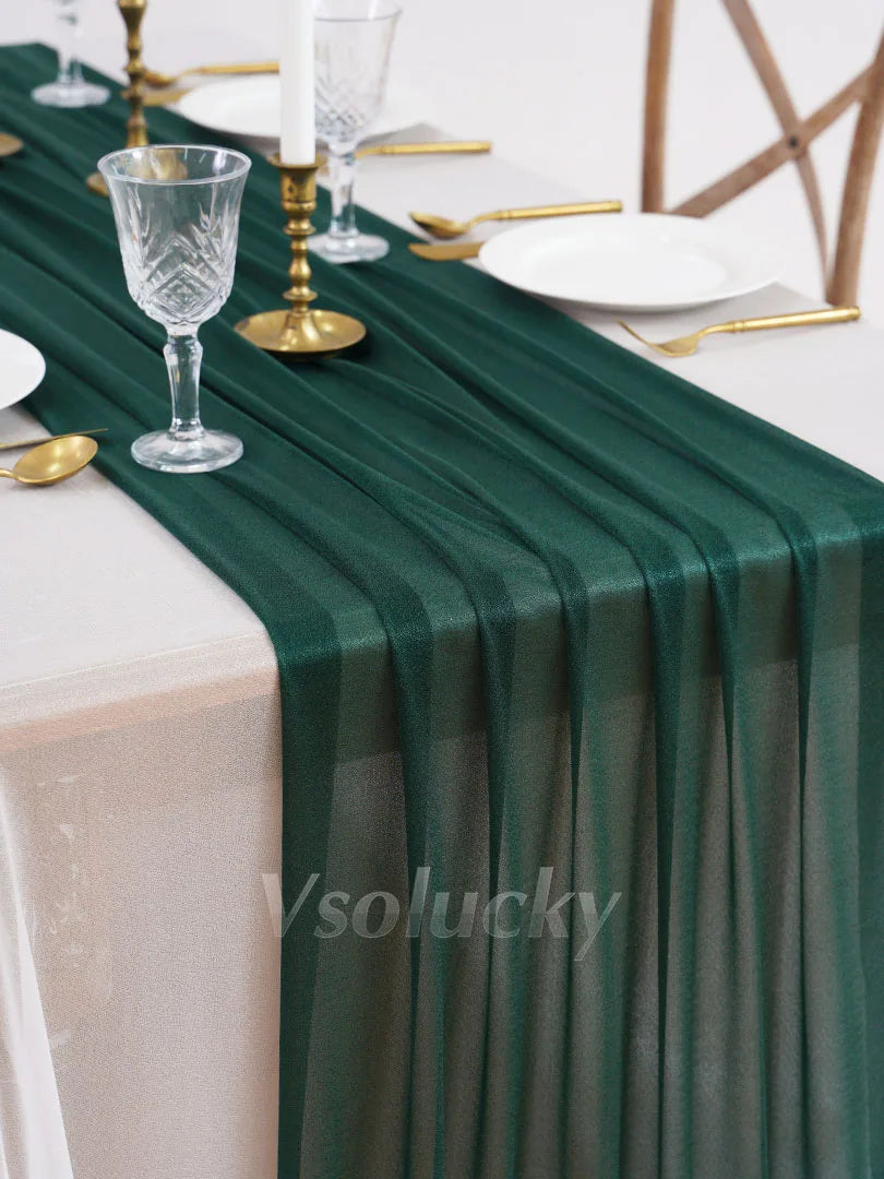 Set de table transparent vert pour salle à manger