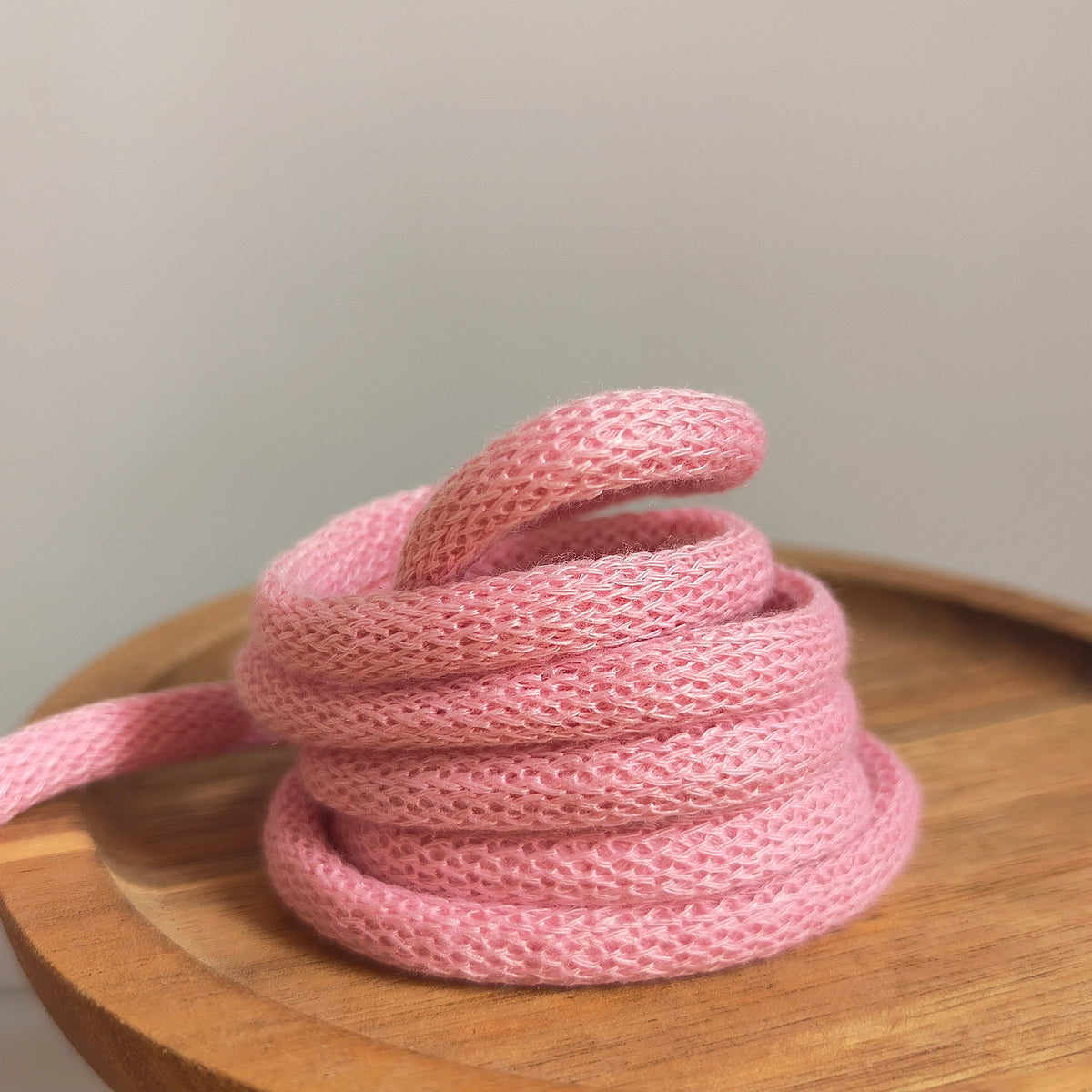 cordons macramé polyester 6mm bleu clair blanc vert rose jaune gris beige créatif artisanal