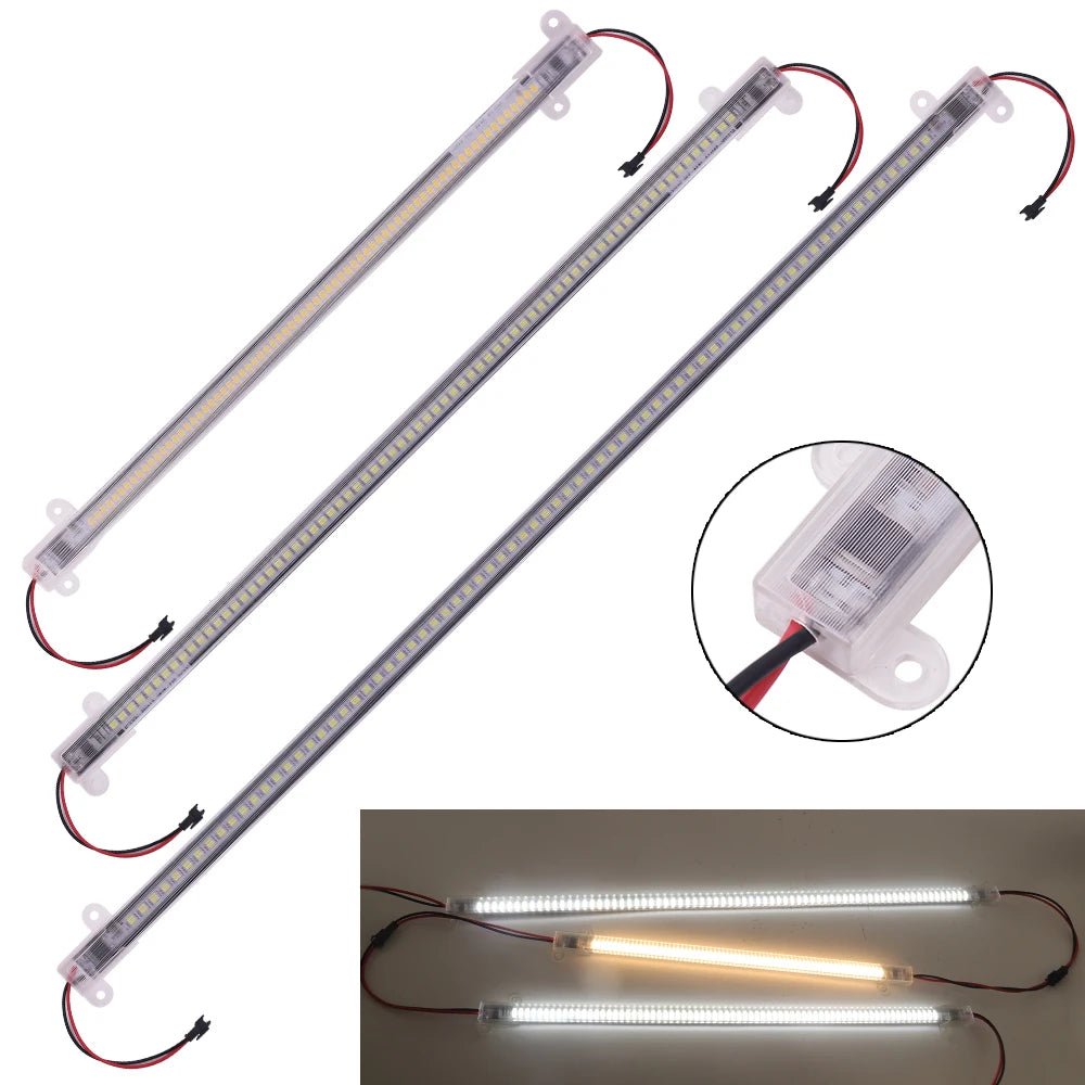 bande led 30cm 40cm 50cm blanc clips aluminium éclairage cuisine sous meuble led modernes