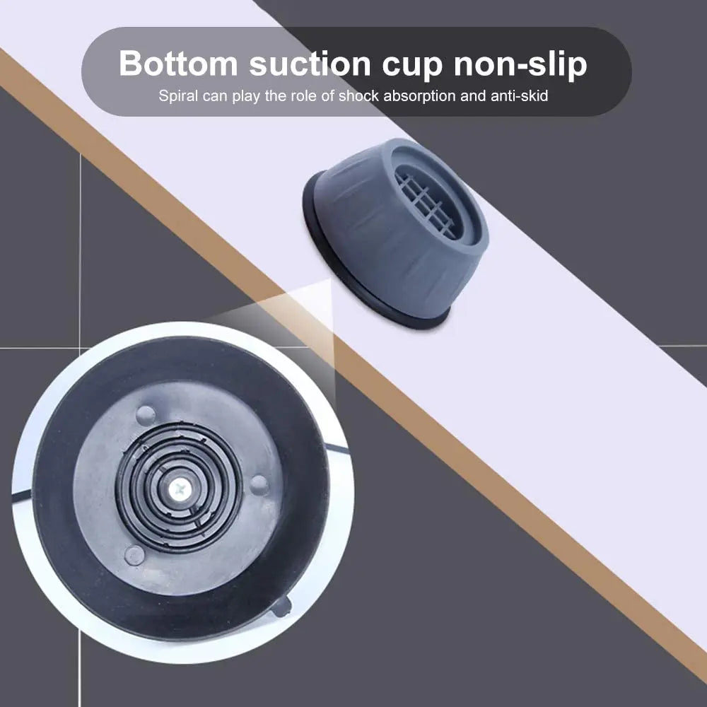 supports pieds anti vibration caoutchouc antidérapants gris noirs texturés meubles modernes fixations ventouses silencieux