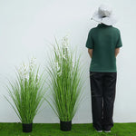 plantes vertes artificielles potées modernes décoration intérieure extérieure 120cm 90cm