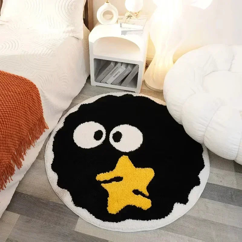 tapis sol décoratif motif dessin animé antidérapant doux chambre salon maison enfant