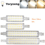ampoule led 12w 16w r7s 78mm 118mm 64led 128led blanc matrice smd moderne