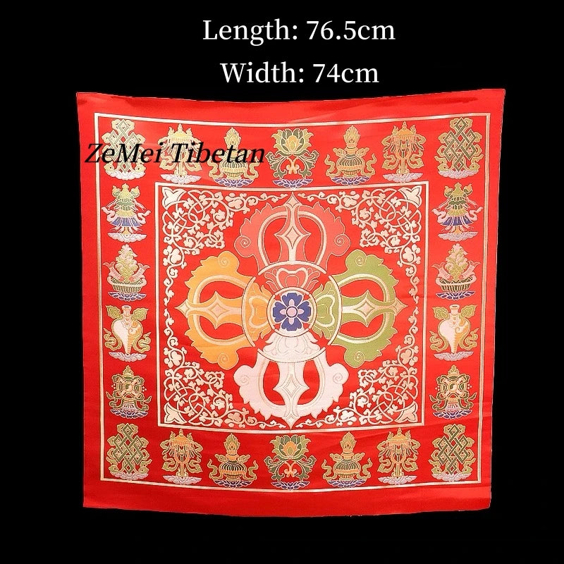écharpe ethnique motifs floraux couleurs vives texture satinée traditionnelle 100x100cm