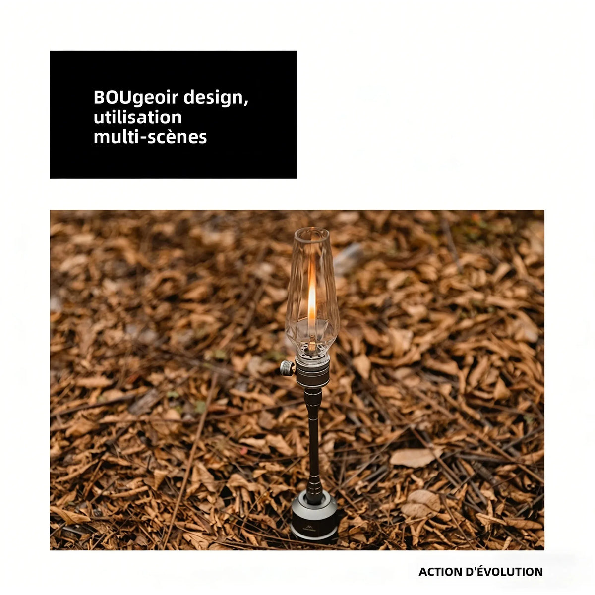 lampe gaz camping verre transparent moderne petite taille cartouche gaz instructions